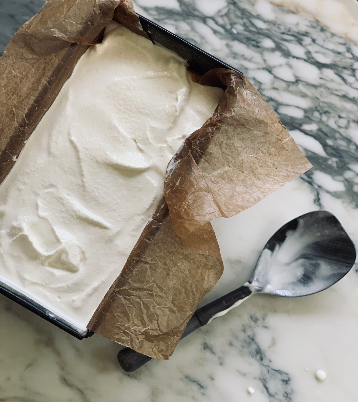 Homemade Ice Cream- Freeze in loaf pan